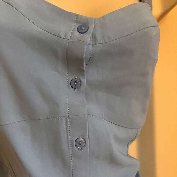 blue button up blouse by Abercrombie & Fitch NWT - Picture 1 of 10